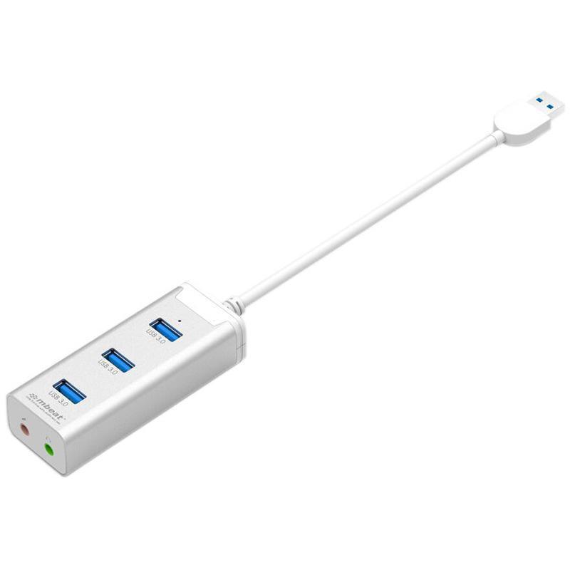 Mbeat Hayman 3 Port Usb 3.0 Hub With Audio And Mic MB-HUB33A - SuperOffice