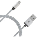 Mbeat Nylon Braided Lightning Cable 2M Silver MB-iCAB-2S - SuperOffice
