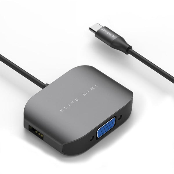Mbeat Usb-C Multi-Port Adapter With Vga Aluminium Space Grey MB-UC27-VGA - SuperOffice