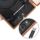 Mbeat Woodstock Retro Turntable Recorder With Bluetooth Usb Direct Recording MB-USBTR128 - SuperOffice