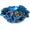 Metallic Dice Games Velvet Compartment Dice Bag with Pockets Galaxy Blue 687700231042 - SuperOffice