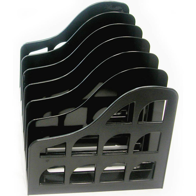 Metro Vertical Organiser File Sorter Black 238496 - SuperOffice