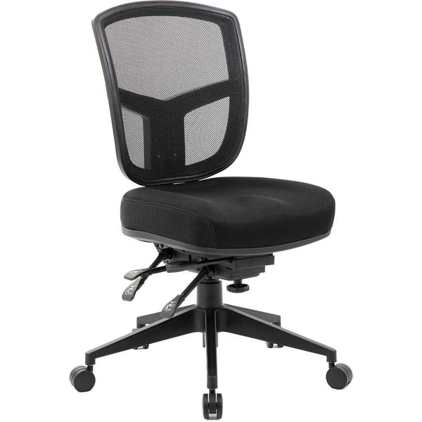 Miami Task Chair Medium Mesh Back Black YS13 - SuperOffice