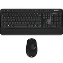 Microsoft 3050 Wireless Desktop Keyboard And Mouse Set Combo Black PP3-00024 - SuperOffice