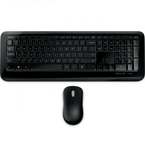 Microsoft 850 Wireless Keyboard And Mouse Black Bundle Set PY9-00018 - SuperOffice