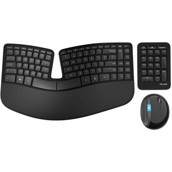 Microsoft Sculpt Ergonomic Desktop Mouse Keyboard Combo Set L5V-00027 - SuperOffice
