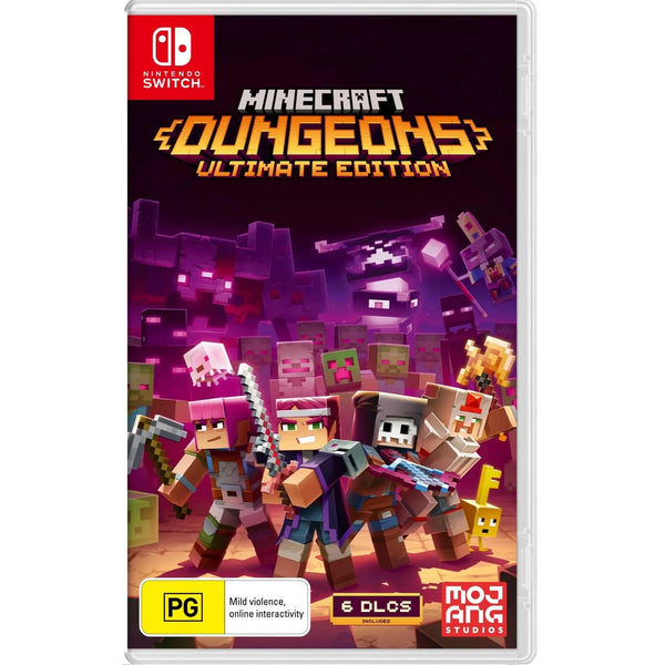 Minecraft Dungeons Ultimate Edition Nintendo Switch Game 9318113987578 - SuperOffice