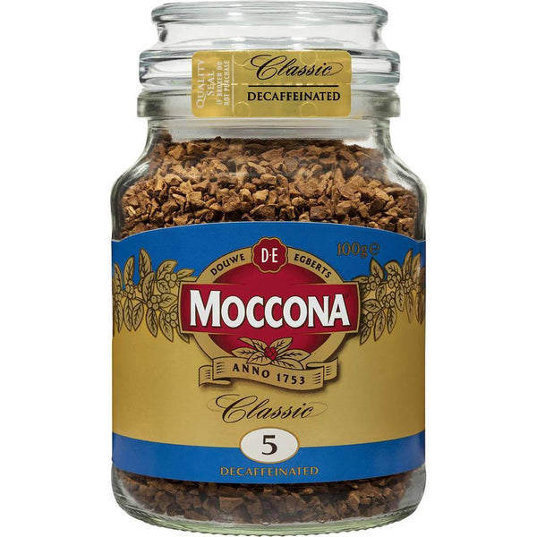 Moccona Classic Decaf Instant Coffee 100G Jar 4019229 - SuperOffice