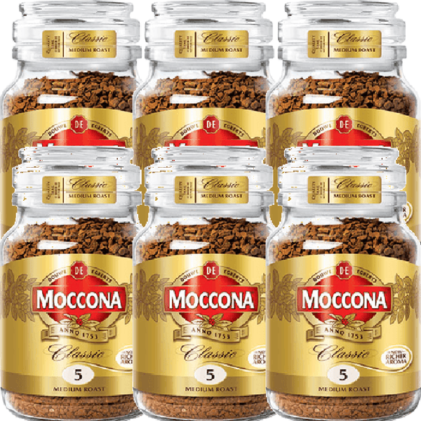 Moccona Classic Instant Coffee Medium Roast 400g Jar Pack 6 4019302 (6 Pack) - SuperOffice