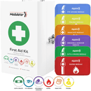 Modulator Workplace First Aid Kit Metal Cabinet Box Modules Compliant AFAKMODM4 - SuperOffice