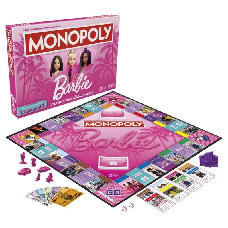 Monopoly Barbie Edition Themed Board Game G0038 - SuperOffice