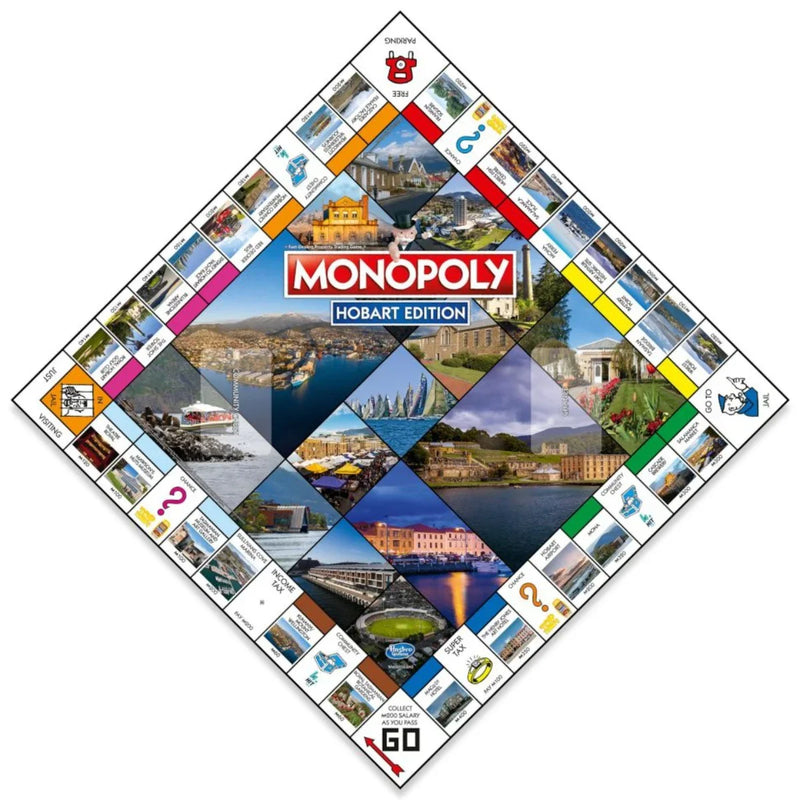 Monopoly City Editions Hobart Board Game WM02152-EN3-6 - SuperOffice