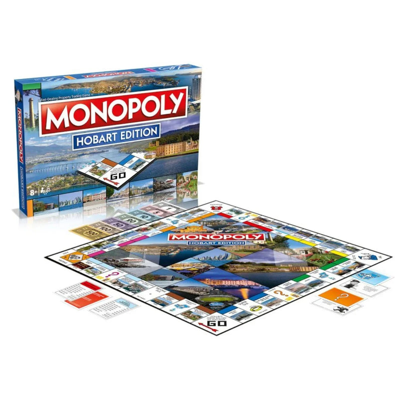 Monopoly City Editions Hobart Board Game WM02152-EN3-6 - SuperOffice