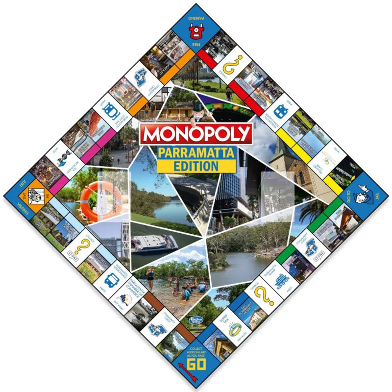 Monopoly City Editions Parramatta Board Game WM03797-EN3-6 - SuperOffice