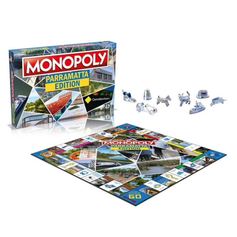 Monopoly City Editions Parramatta Board Game WM03797-EN3-6 - SuperOffice