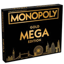 Monopoly GOLD Mega Edition Board Game WM02108-EN1-6 - SuperOffice