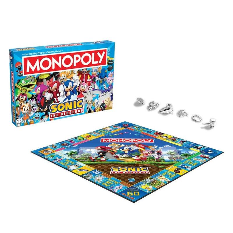 Monopoly Sonic the Hedgehog Board Game WM04624-EN1-6 - SuperOffice