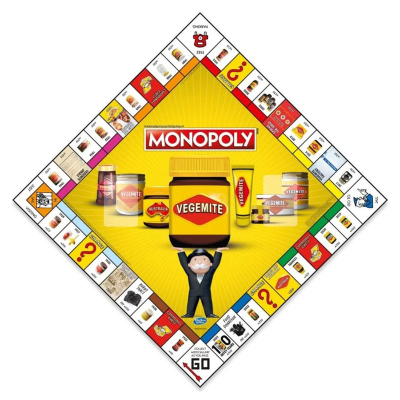 Monopoly Vegemite Themed Board Game Special Edition WM03351-EN3-6 - SuperOffice