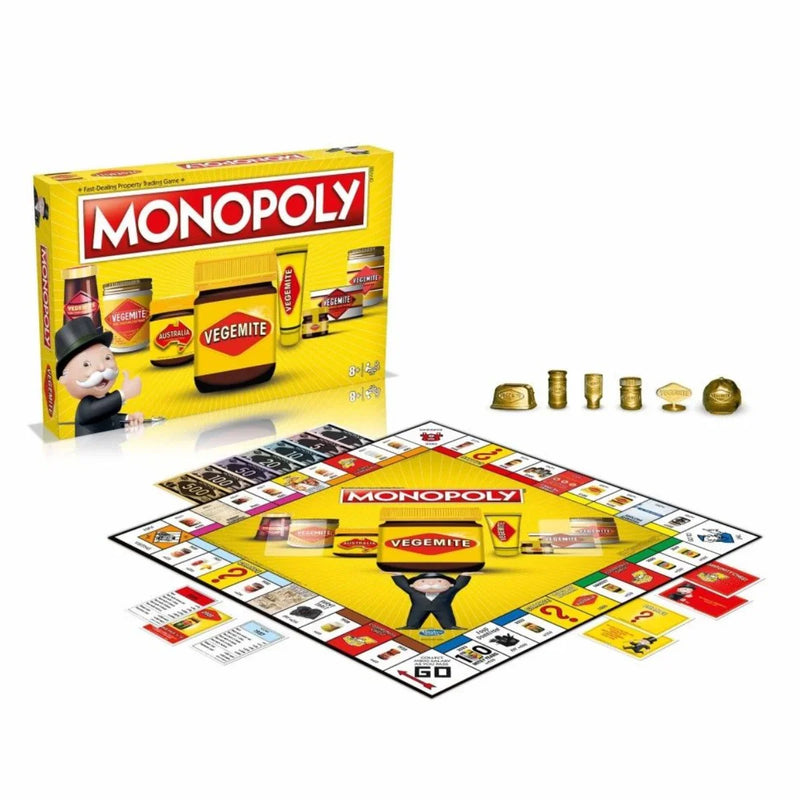 Monopoly Vegemite Themed Board Game Special Edition WM03351-EN3-6 - SuperOffice