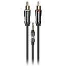 Monster 3.5mm to Stereo RCA Audio Cable 1.8m MTESMINISPLIT1.8M - SuperOffice