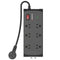 Monster 6 Socket Surge Protection Powerboard with F-Type Connectors MT-FPSP6700RFB - SuperOffice