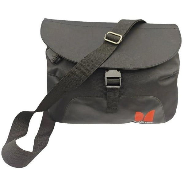 Monster Messenger Shoulder Laptop Bag with Flap Black MT-8003 - SuperOffice