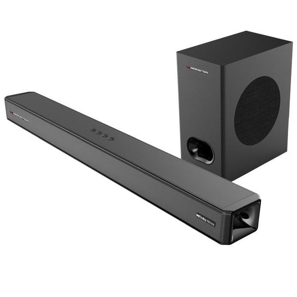 Monster Soundbar 2.1.2 Channel Dolby Atmos 100-Watt with Wireless Subwoofer MT-SB212DA - SuperOffice