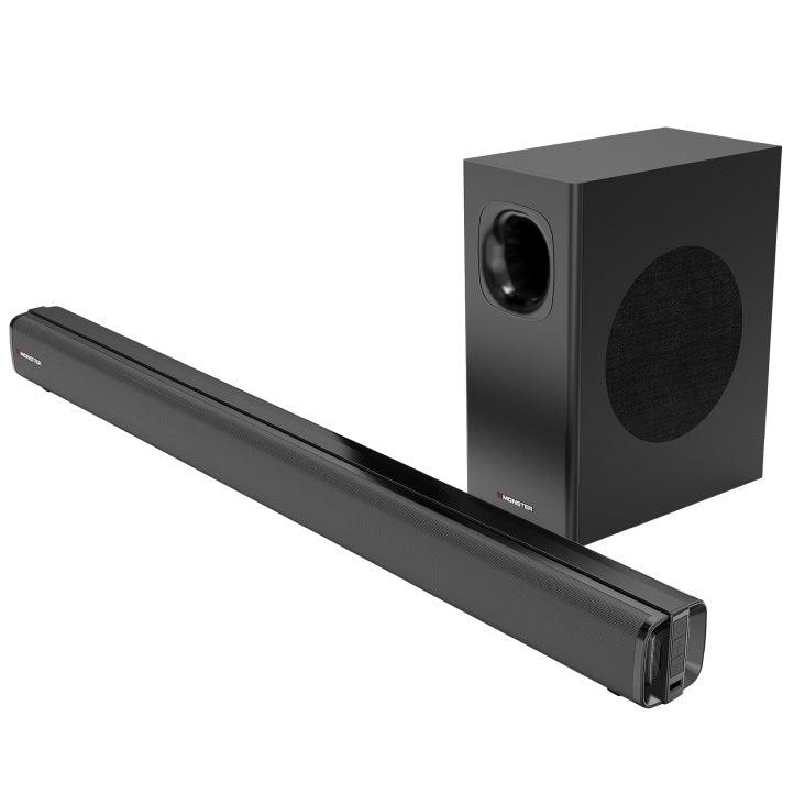 Monster Soundbar 2.1 Channel 80-Watt with Wireless Subwoofer MT-SB21 - SuperOffice