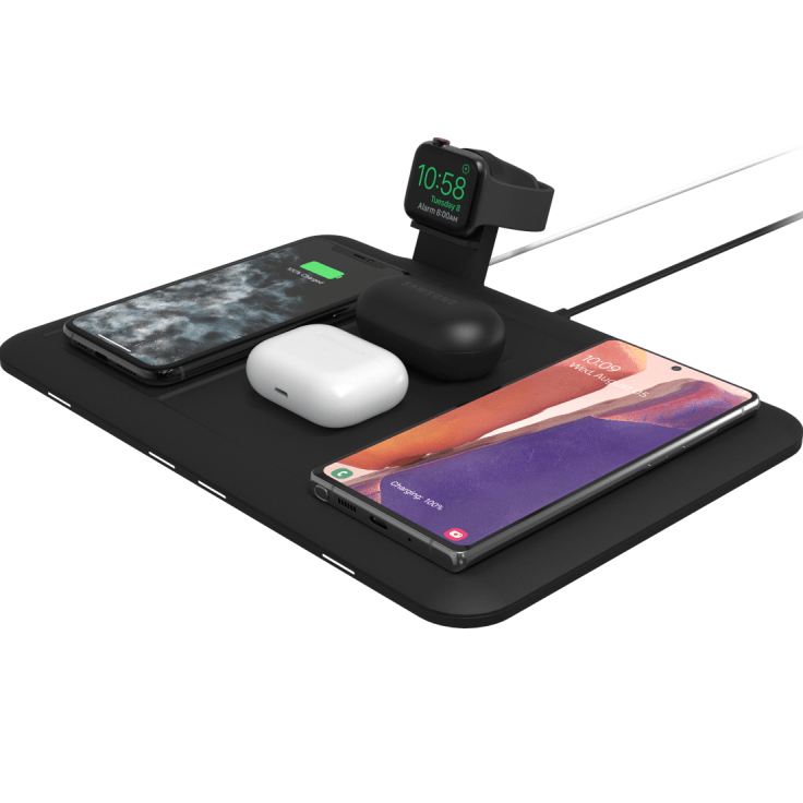 Mophie 4-in-1 Wireless Charging Mat 10W Qi Certified Charge Pad Phone Watch Airpods 401306602 - SuperOffice