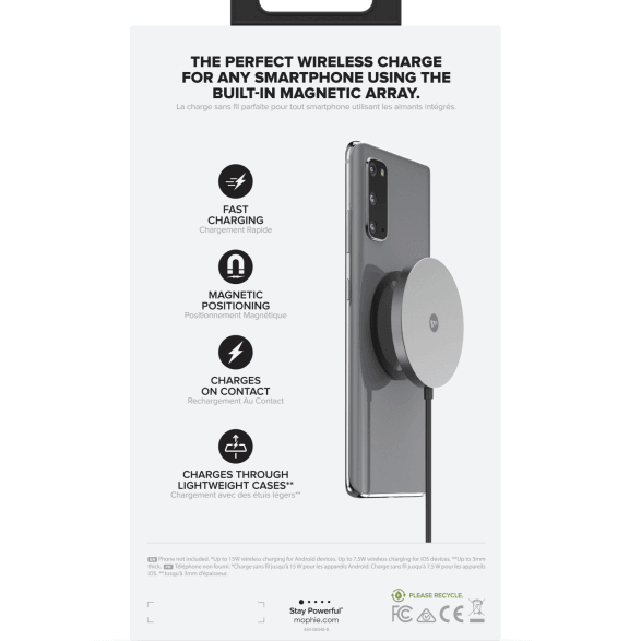 Mophie Snap+ MagSafe Compatible Wireless Fast Charging Pad Charger USB-C 15W 401307634 - SuperOffice