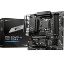 MSI PRO B760M-A WIFI DDR4 Mother Board DDR4 PCIe 5.0 M.2 2.5Gbps LAN USB 3.2 PRO B760M-A WIFI DDR4 - SuperOffice