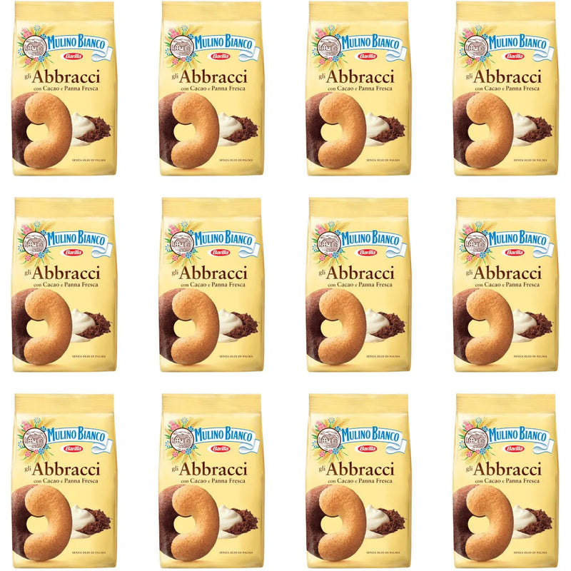 Mulino Bianco Abbracci Biscuits 350g 12 Pack Bulk 15658 - SuperOffice