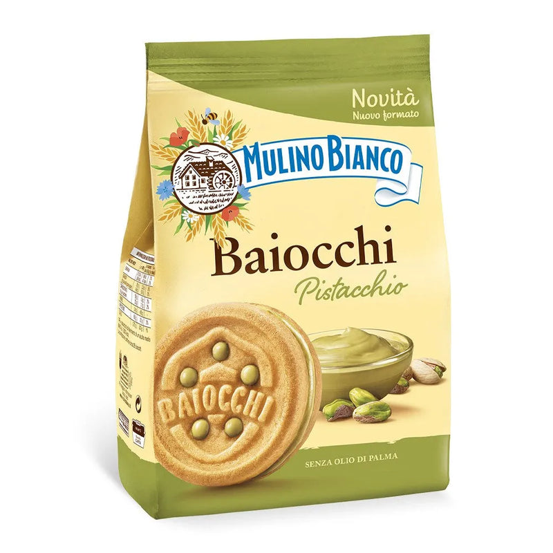 Mulino Bianco Baiocchi Pistacchio Biscuits 240g 10 Pack Bulk 22156 - SuperOffice