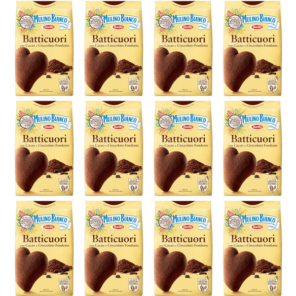 Mulino Bianco Batticuori Shortbread Biscuits 350g 12 Pack Bulk 20206 - SuperOffice