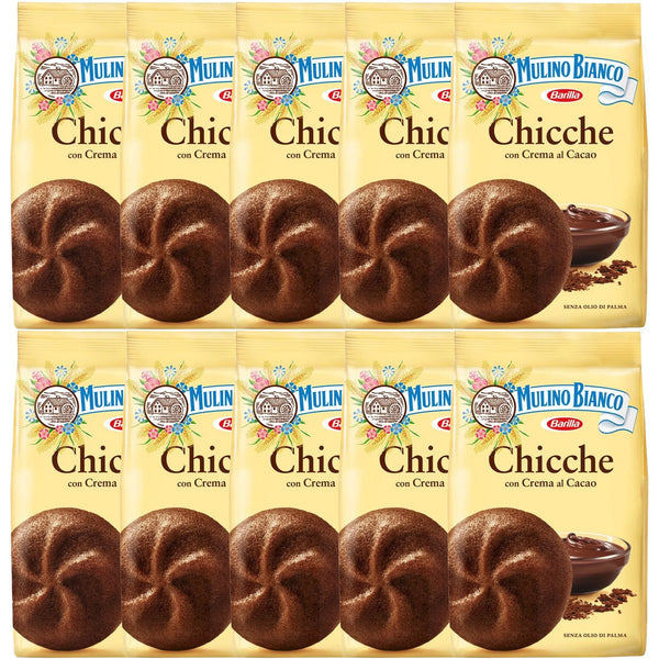 Mulino Bianco Chicche Cacao Biscuits 200g 10 Pack Bulk 11476 - SuperOffice