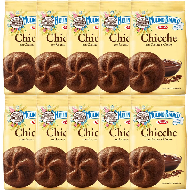 Mulino Bianco Chicche Cacao Biscuits 200g 10 Pack Bulk 11476 - SuperOffice