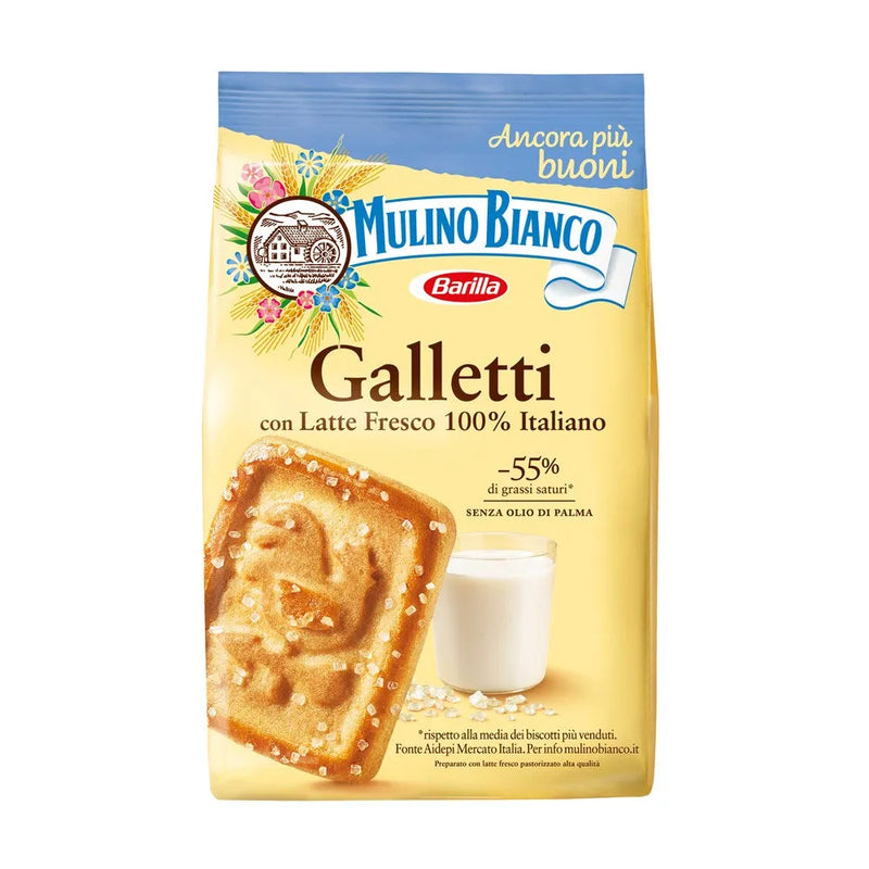 Mulino Bianco Galletti Shortbread Biscuits 350g 12 Pack Bulk 15121 - SuperOffice