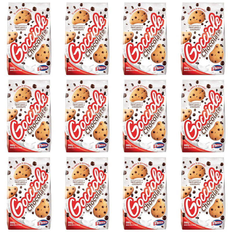 Mulino Bianco Gocciole Biscuits 500g 12 Pack Bulk 16365 - SuperOffice