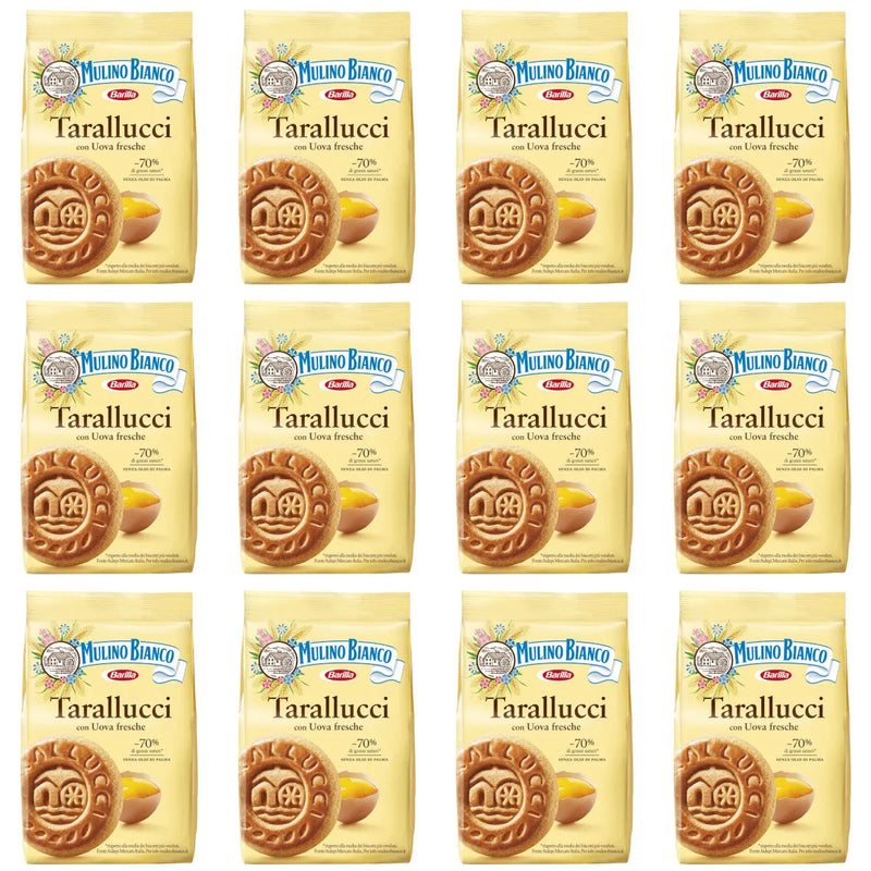 Mulino Bianco Tarallucci Shortbread Biscuits 350g 12 Pack Bulk 15116 - SuperOffice