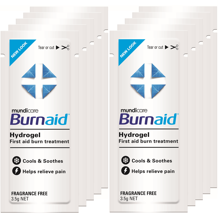 Mundicare Burnaid Gel Sachets 3.5G Box 10 Hydrogel 856736 - SuperOffice