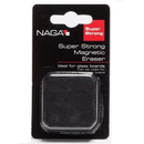 Naga Glassboard Super Strong Magnetic Eraser 50 X 50Mm Black 23901 - SuperOffice