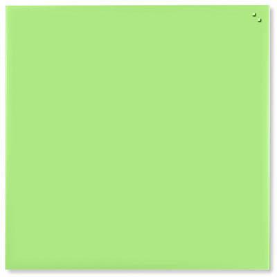 Naga Magnetic Glassboard 1000 X 1000Mm Light Green 10150 - SuperOffice