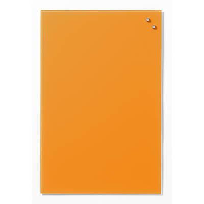 Naga Magnetic Glassboard 400 X 600Mm Orange 10530 - SuperOffice