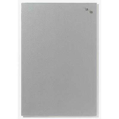 Naga Magnetic Glassboard 400 X 600Mm Silver 10503 - SuperOffice