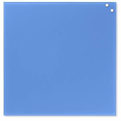 Naga Magnetic Glassboard 450 X 450Mm Cobolt Blue 10760 - SuperOffice