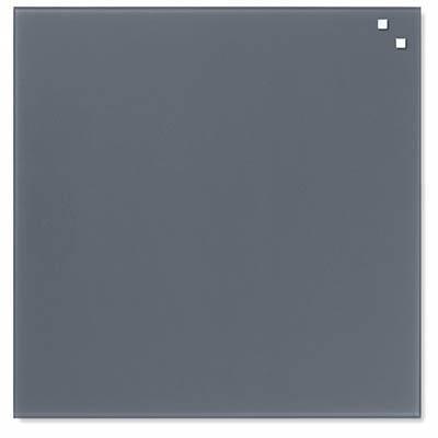 Naga Magnetic Glassboard 450 X 450Mm Grey 10710 - SuperOffice