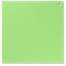 Naga Magnetic Glassboard 450 X 450Mm Light Green 10750 - SuperOffice