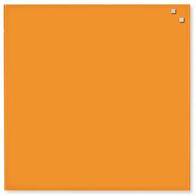 Naga Magnetic Glassboard 450 X 450Mm Orange 10730 - SuperOffice