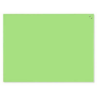 Naga Magnetic Glassboard 600 X 800Mm Green 10350 - SuperOffice