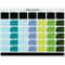 Naga Magnetic Glassboard Month Planner 900 X 1200Mm Multi Colour 12110 - SuperOffice